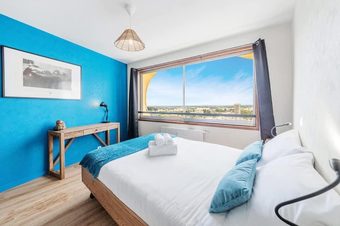 Bellevue, Appartement T2, Terrasse & Parking แรนส์ ภายนอก รูปภาพ