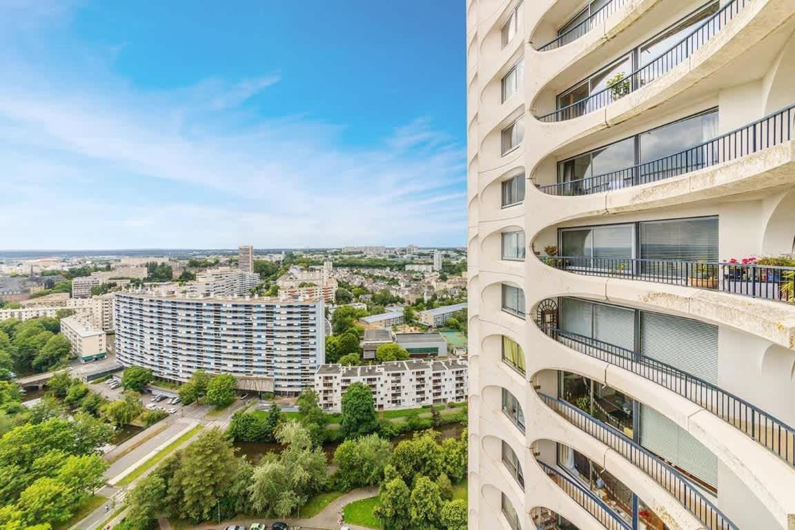 Bellevue, Appartement T2, Terrasse & Parking แรนส์ ภายนอก รูปภาพ